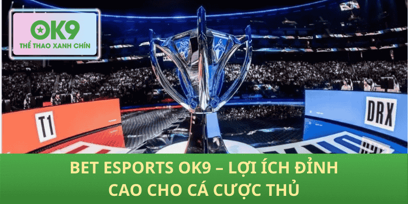 Bet Esports OK9 – Lợi Ích Đỉnh Cao Cho Cá Cược Thủ